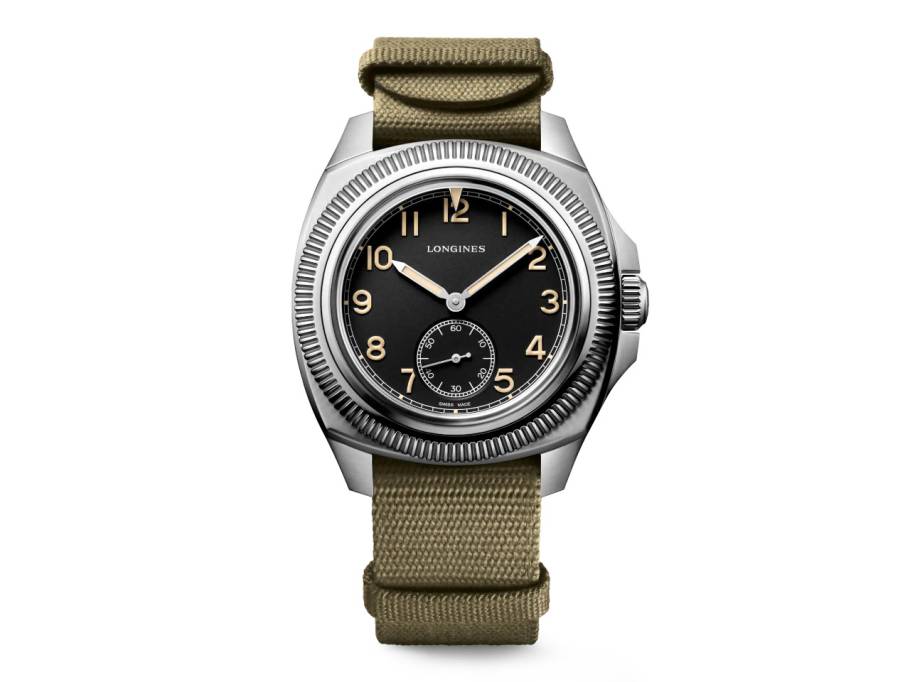  Pilot Majetek Automatik Edelstahl schwarz Textilband grün