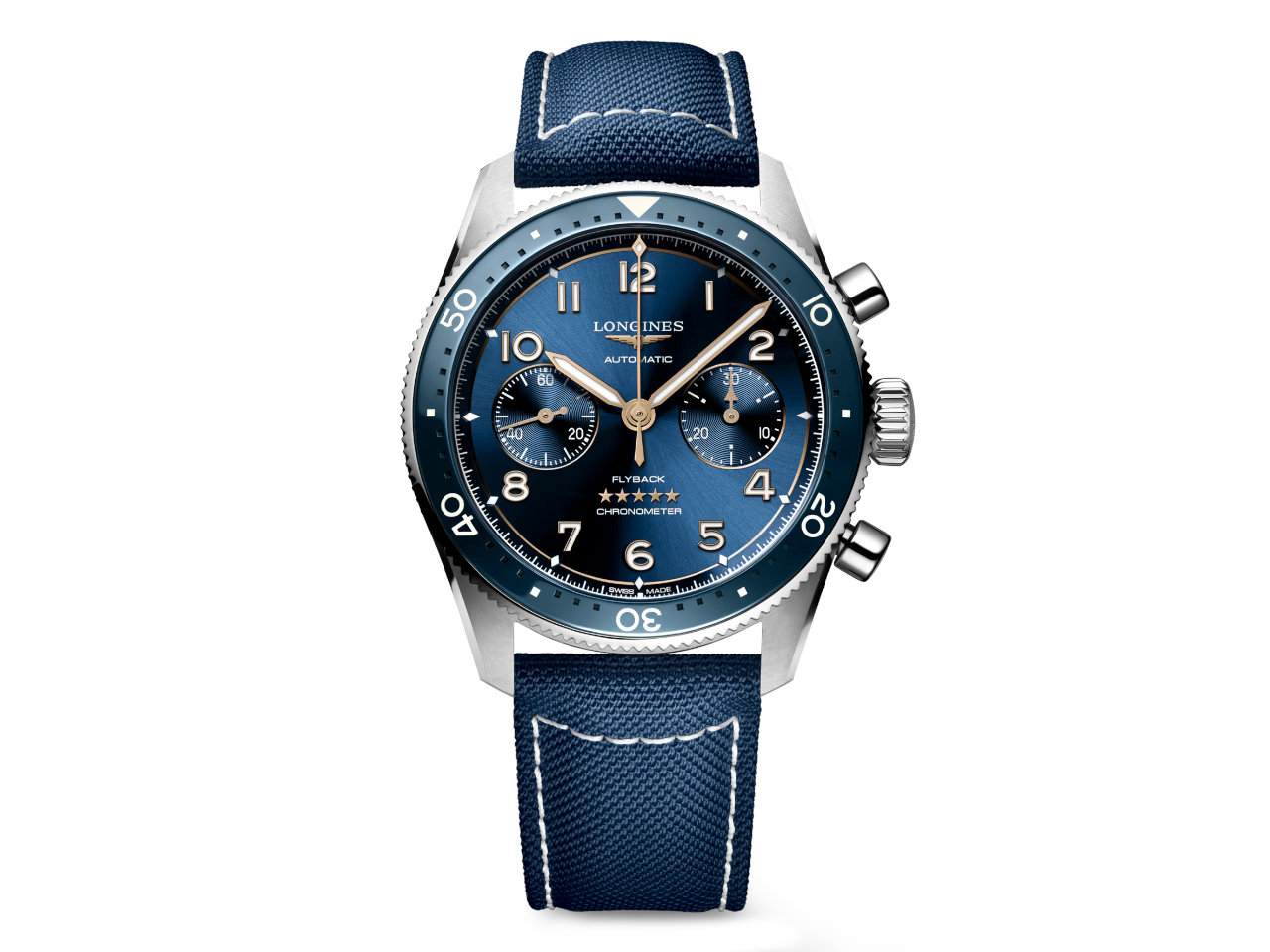 Longines Spirit Flyback Chronograph Automatik Titan graues