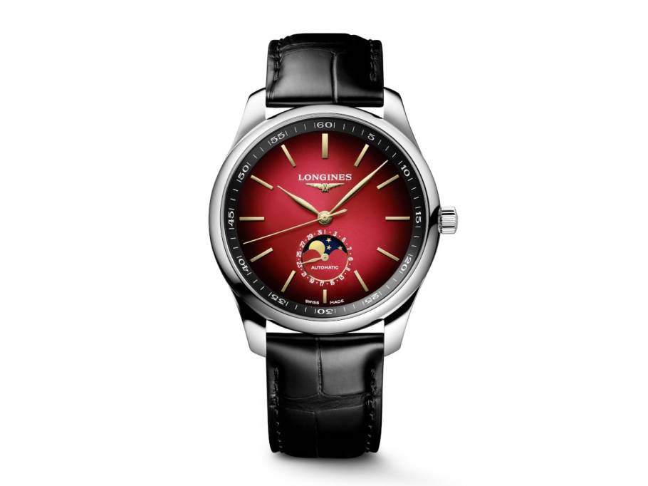 Master Collection Automatik 42 mm  Edelstahl rot Index Lederband "Year of the Horse" Limited Edition