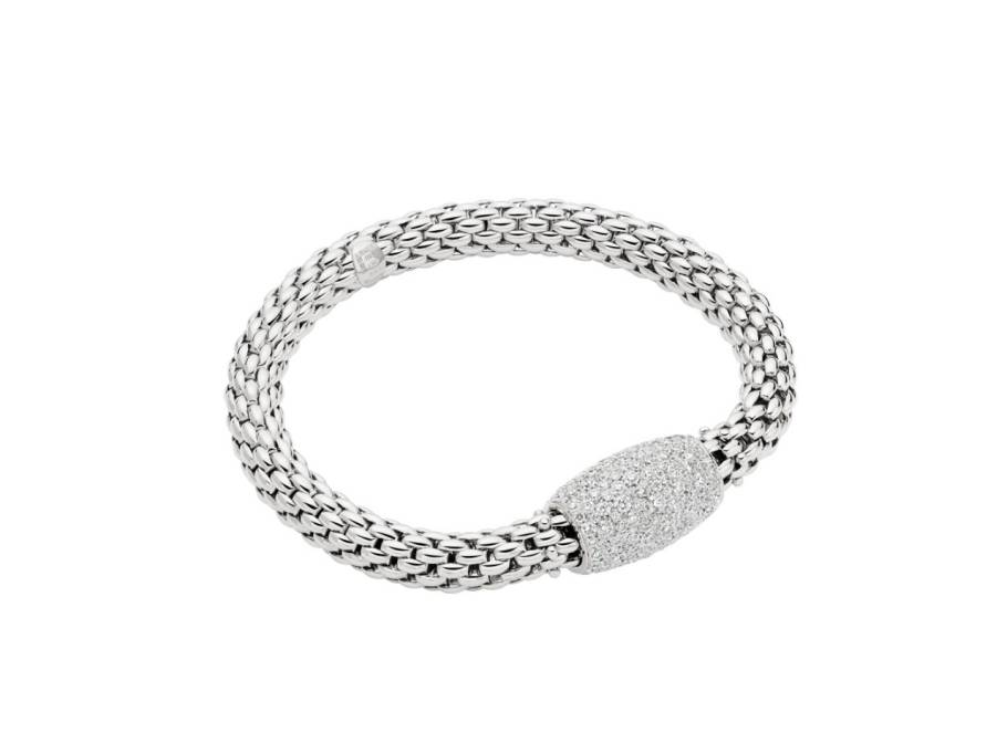  Love Nest Flex'It Armband Weißgold 1 Schmuckelement Brillanten 3,93ct M flexibel