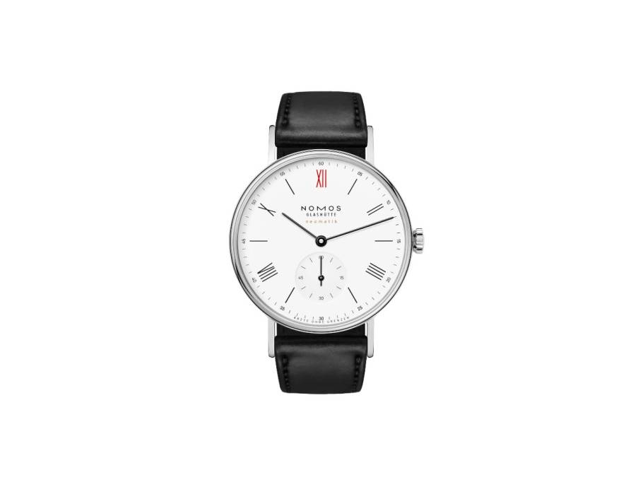 Ludwig 36 Neomatik "Ärzte ohne Grenzen" Limited Edition Automatik Edelstahl 36mm weißes Zifferblatt schwarzes Lederband
