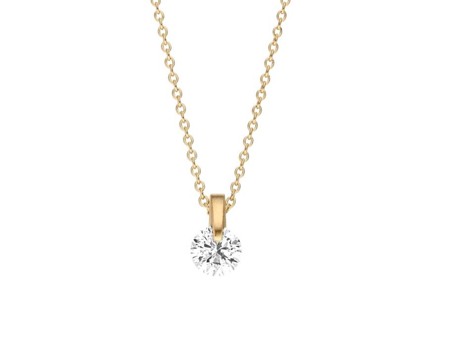 Liberte Lumina Collier Gelbgold mit Brillant 0,30