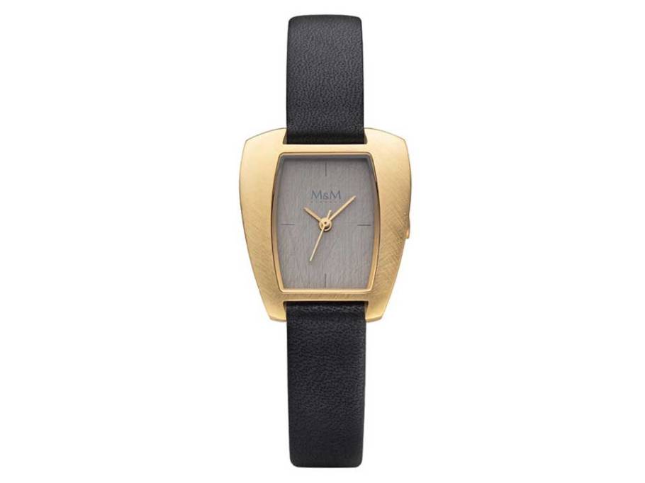 M&M Steel Collection M20200-415 Steel Star IP-Gelbgold Lederband 