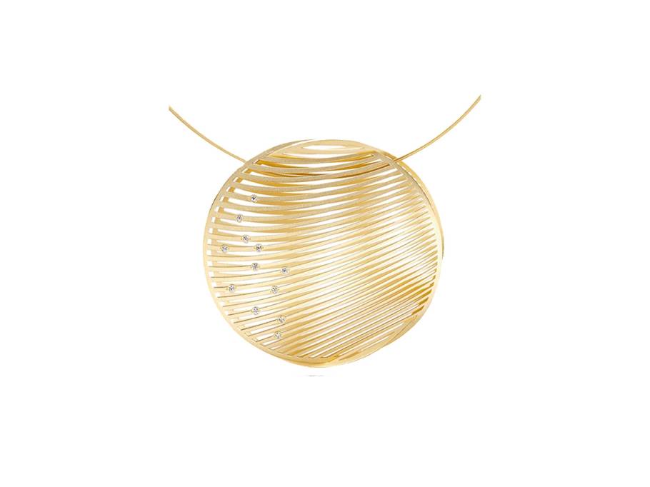 Mirage Anhänger Limited Edition rund 50mm Classic Yellow