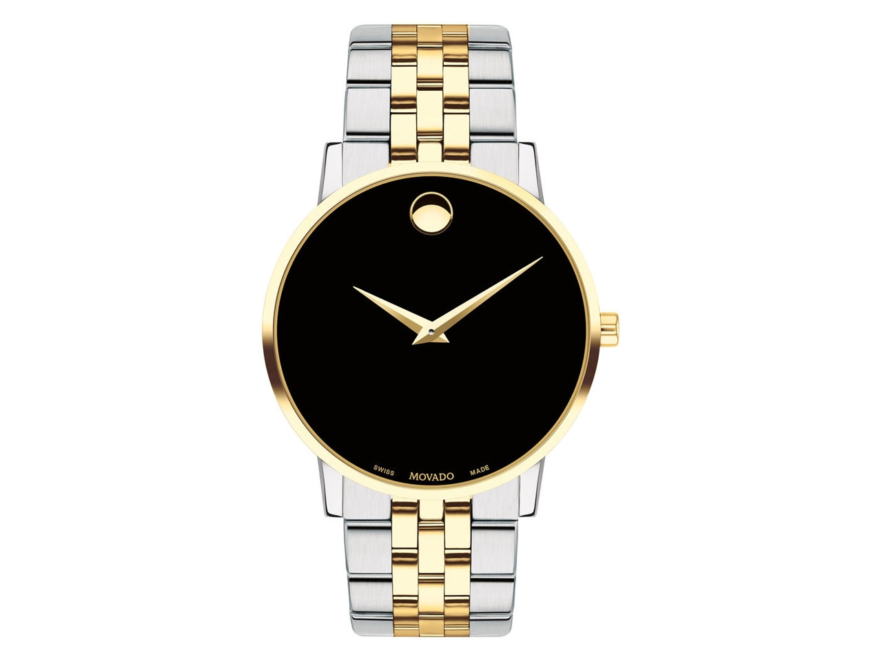 Movado classic museum gold sale