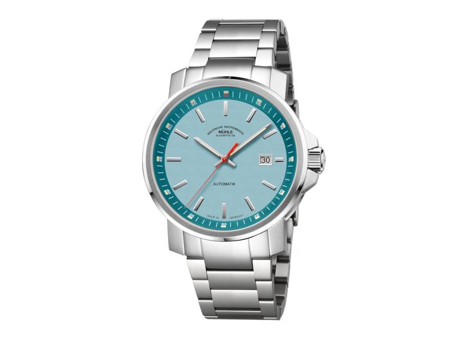 29er Big Südseeblau Automatik Edelstahl 42,4mm blaues Zifferblatt Metallband