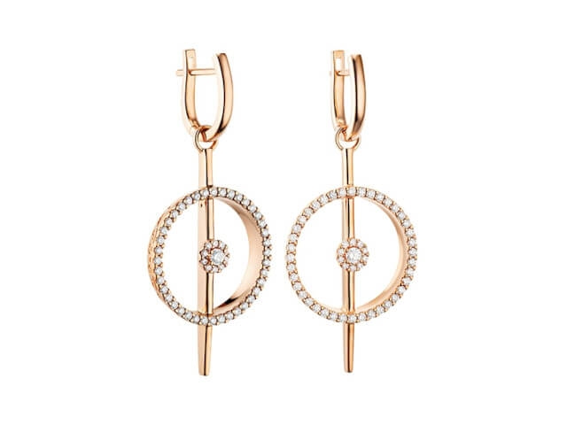 Magnifico  Ohrhänger Roségold mit Brillanten