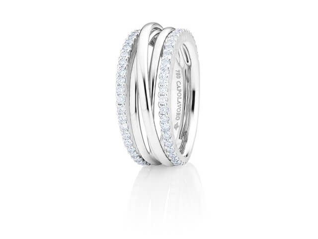 Magnifico Ring Weißgold mit Brillanten