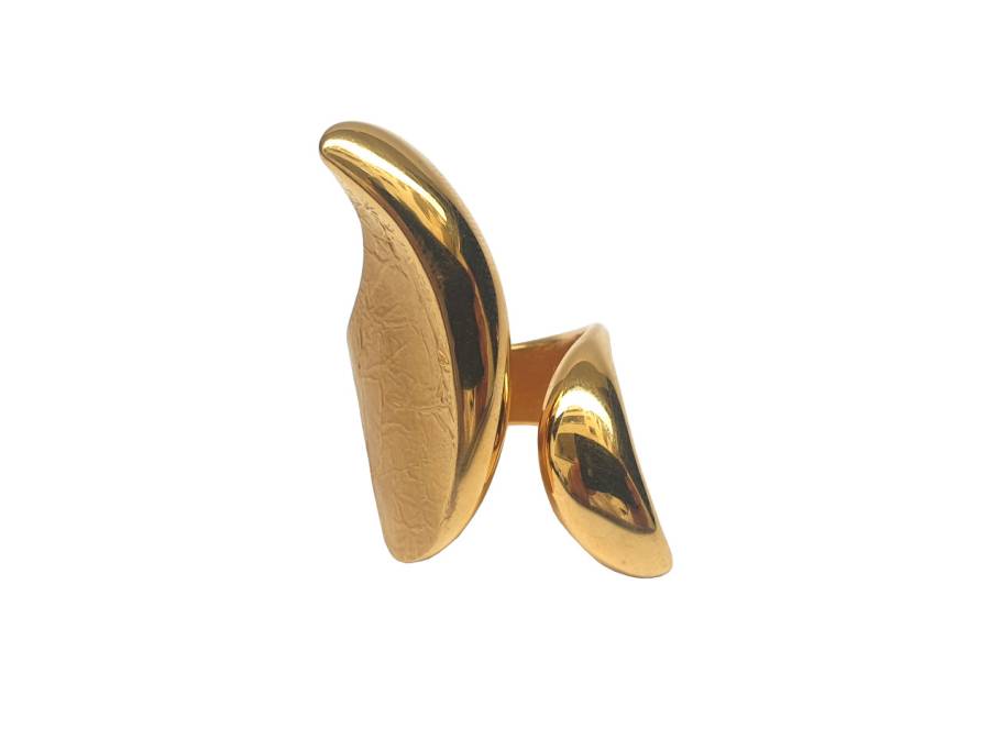 ME Ring Silber vergoldet