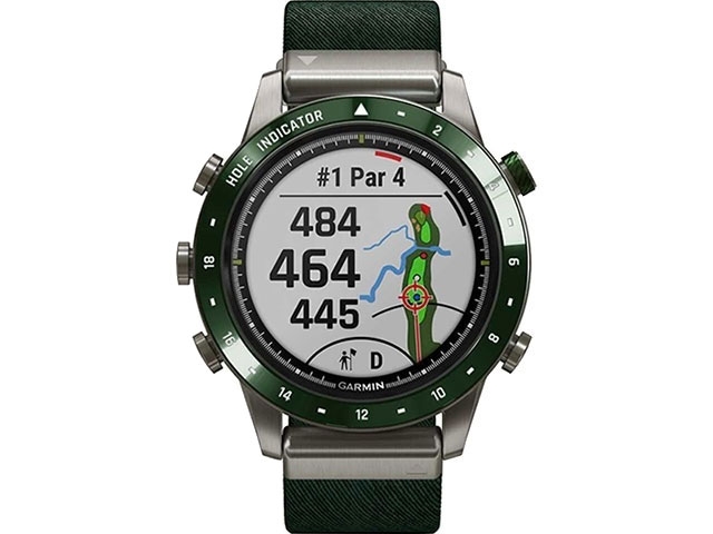   MARQ Golfer digital grünes Jacquard-Weave Nylonarmband