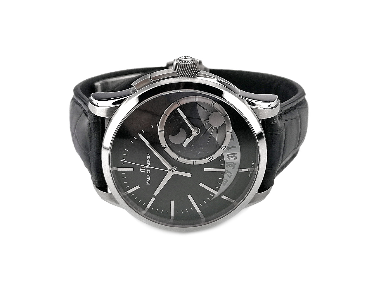 Maurice Lacroix Pontos Decentrique GMT Automatik Edelstahl 43mm 