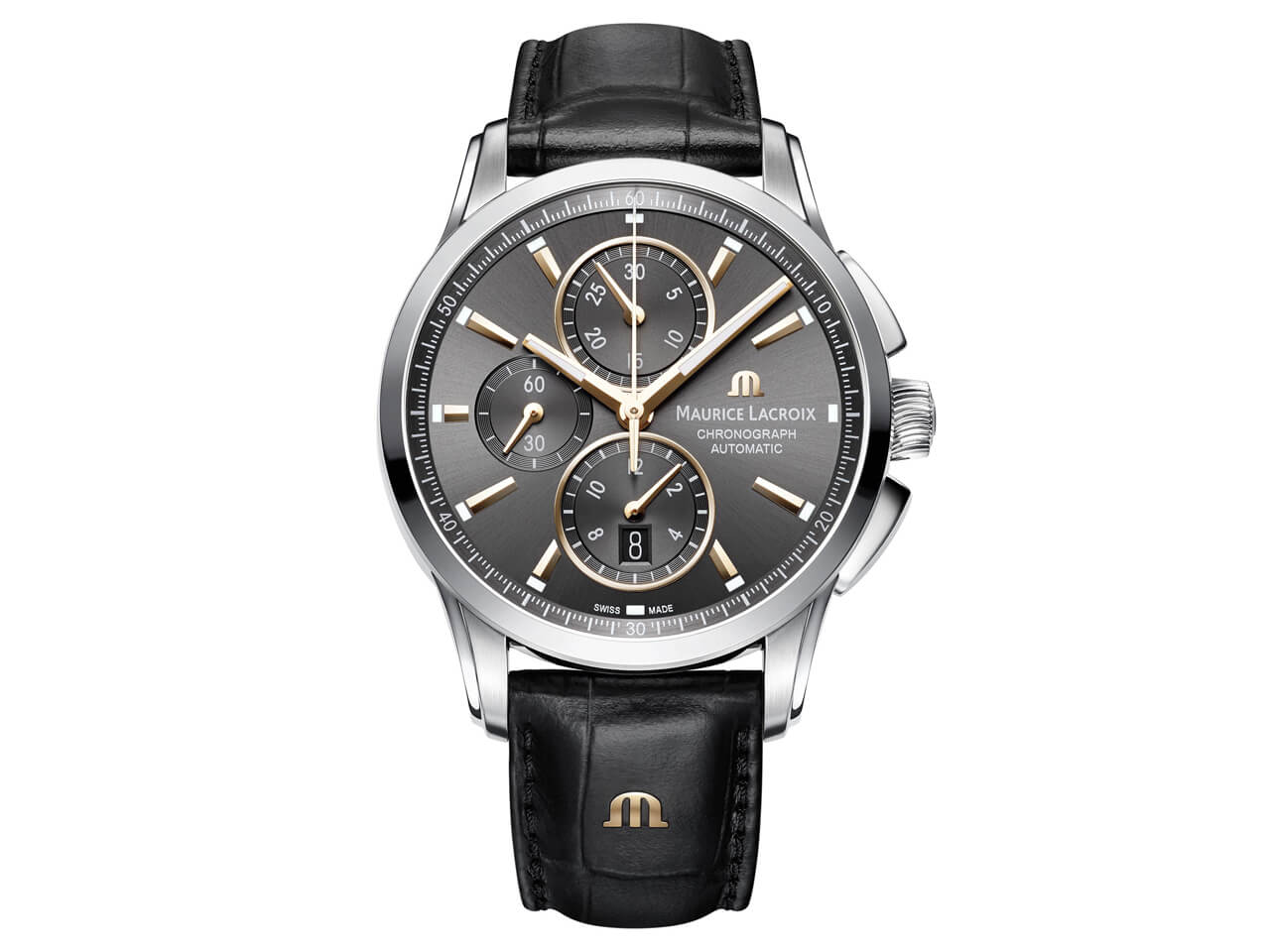 Maurice Lacroix Pontos Chronograph grau rosé kaufen