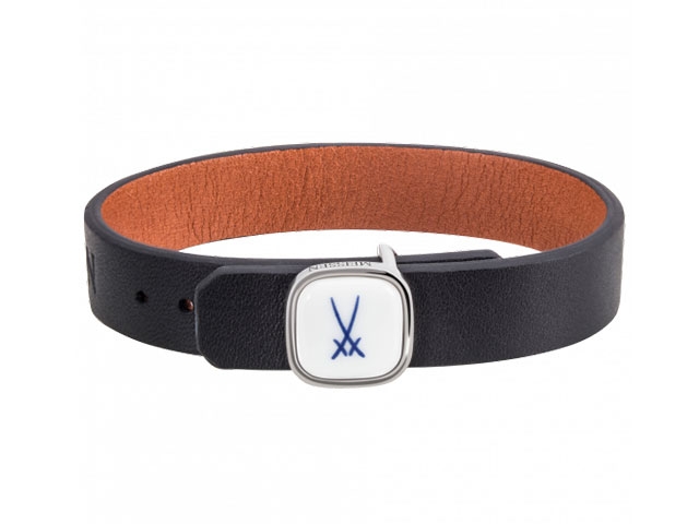 Lederarmband Schwarz Schwerter