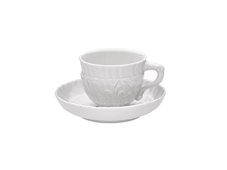 Espressotasse Schwanenservice weiß