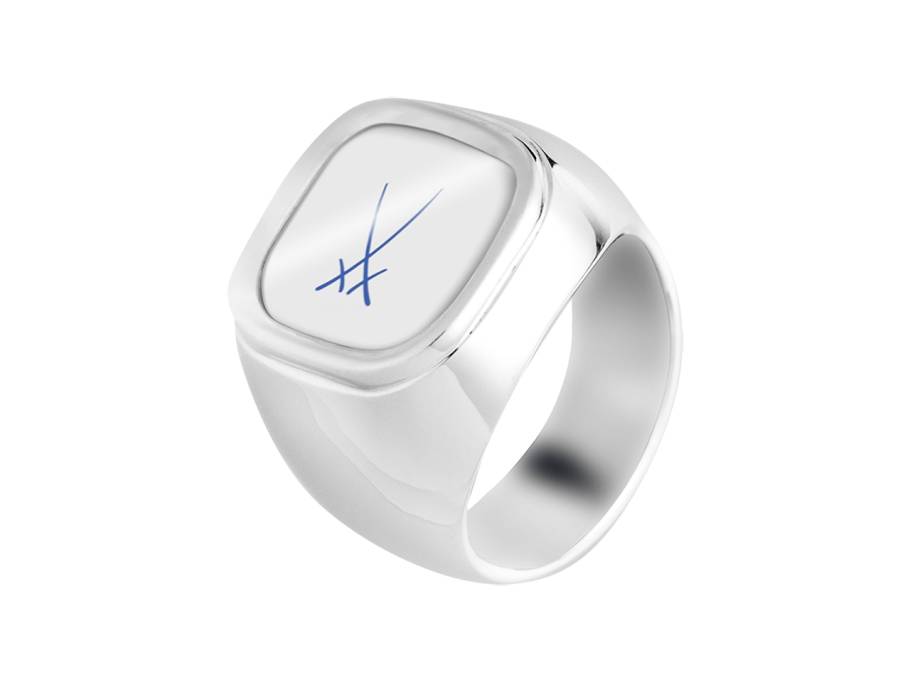 Ring "Schwerter Kobaltblau"