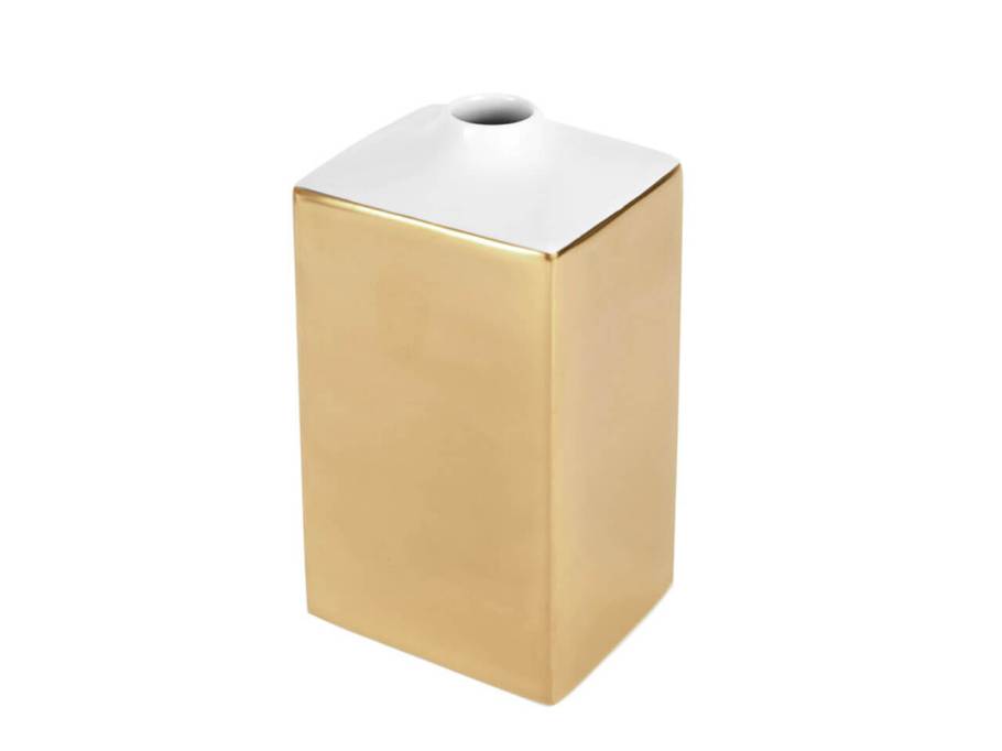 Vase Cosmopolitan rechteckig 15,5cm Gold