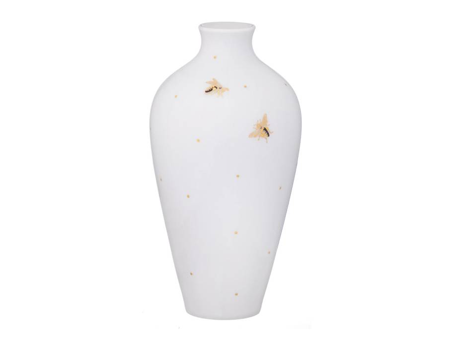 Vase "Bienen mit Goldpunkten" 17cm aus Meissener Porzellan®