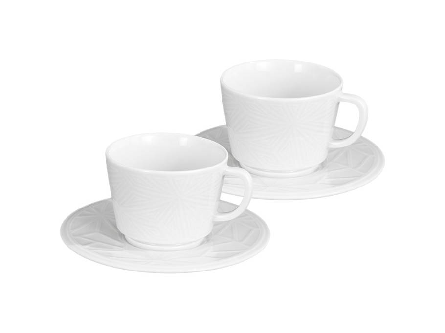 Espressotassen Set "Vitruv Graphic"
