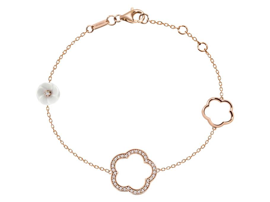 1739 Royal Blossom Frame Armband Roségold 19cm mit Brillanten 0,500ct