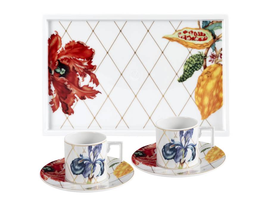 Espresso-Set Lindt x Meissen "Sweet Exotics"