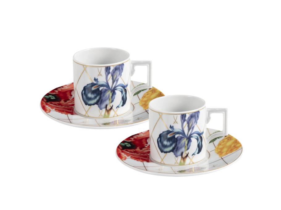 Espressotassen-Set Lindt x Meissen "Sweet Exotics"