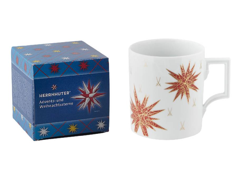 MUG Collection Henkelbecher "Herrnhuter" Set mit Miniaturstern 