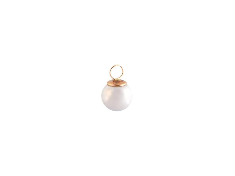Pearl Collection Anhänger Roségold mit weißer Perle 10mm aus Meissener Porzellan®