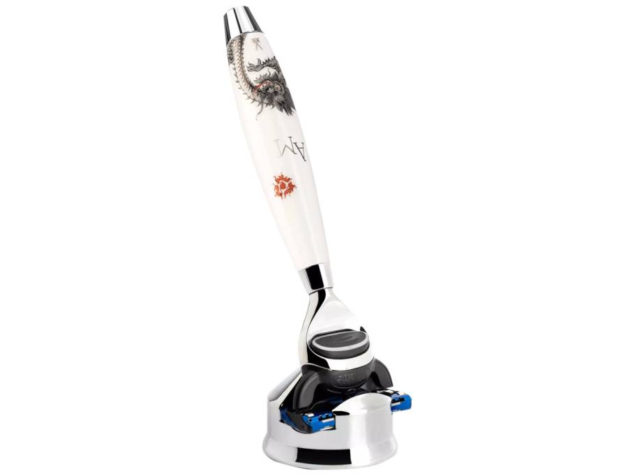  Rasierer Ming-Drache Gillette Fusion Mühle Edition mit Monogramm