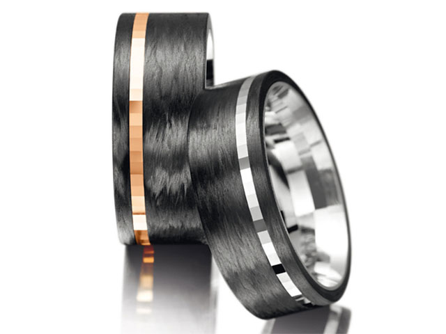 Ring Carbon Rotgold Men´s Collection