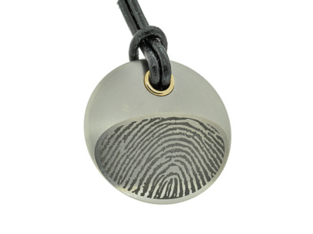 Fingerprint Anhänger Amulett Men´s Collection