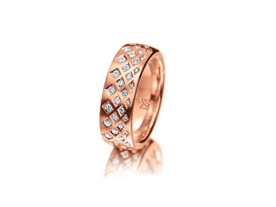 Ring Roségold mit Brillanten 0,450ct