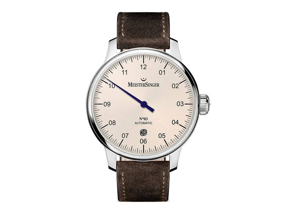 No 03 40 mm creme Velourslederband