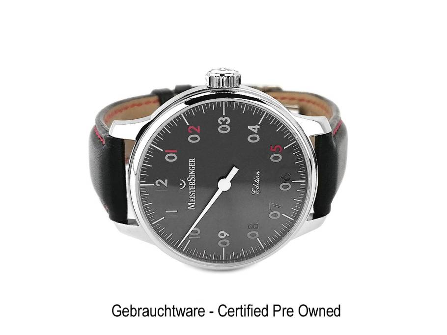 No 03 Limited Edition "125 Jahre Juwelier Roller" Automatik Edelstahl 43mm anthrazit Zifferblatt Lederband ED-RC11 AM900 Full Set Occasion