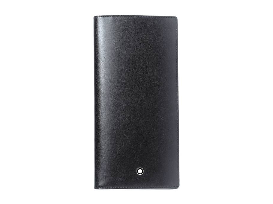 Meisterstück Brieftasche 14cc Leder Schwarz Reißverschluss