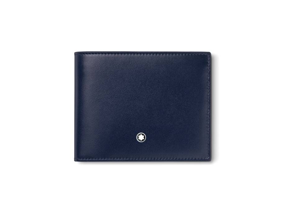 Meisterstück Brieftasche 6cc Leder Blau