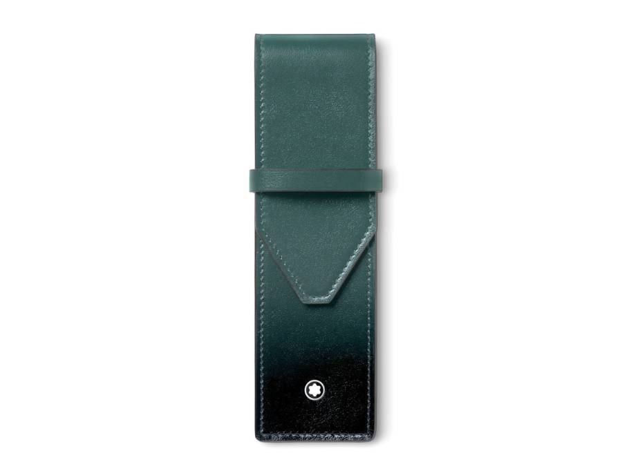 Meisterstück Stiftetui Leder British Green für 2 Schreibgeräte