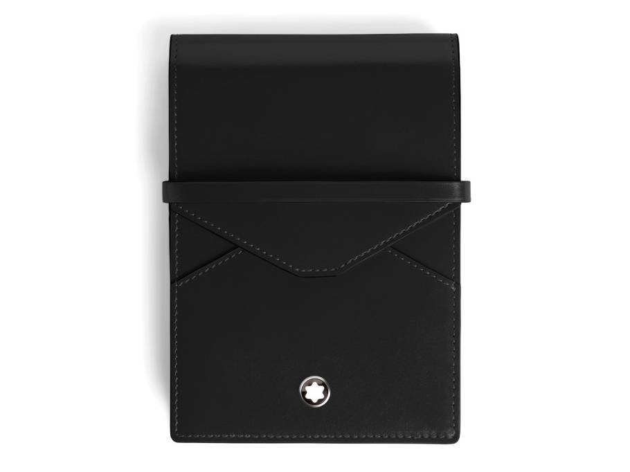 Meisterstück Stiftetui Leder Schwarz für 5 Schreibgeräte