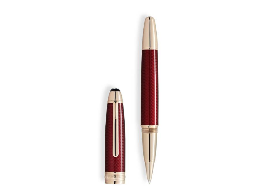 Meisterstück Golden Hour Solitaire Rollerball roter Lack vergoldet