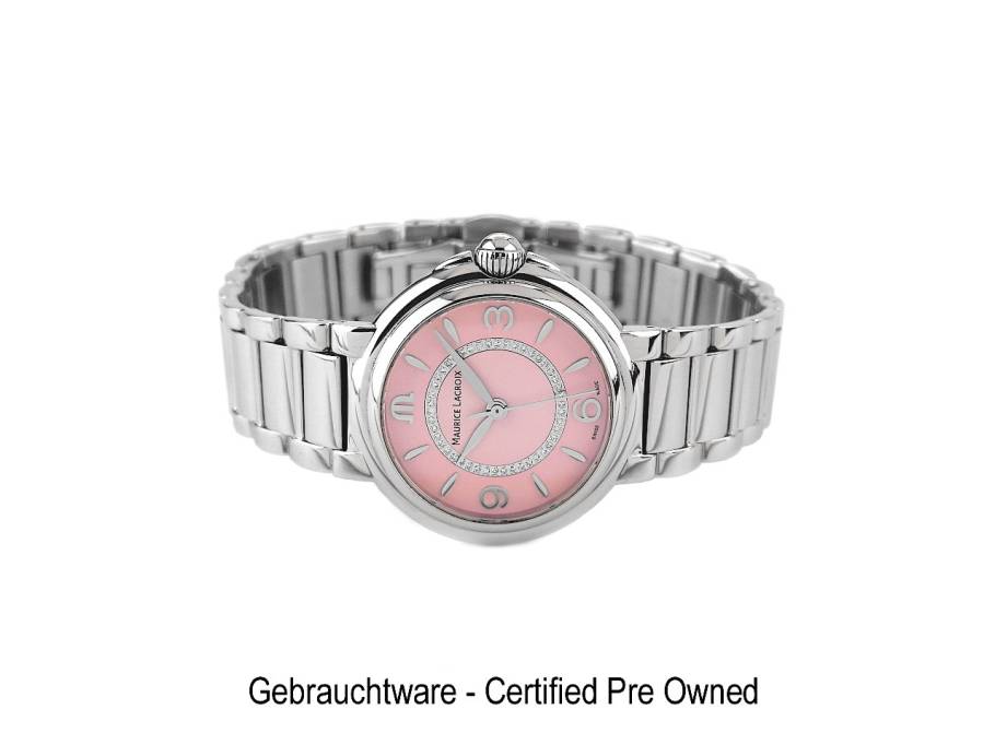 Fiaba Colours Edition Quarz Edelstahl 32mm rosa Zifferblatt Metallband FA1104-SS002-F20-1 Full Set Occasion Refurbished