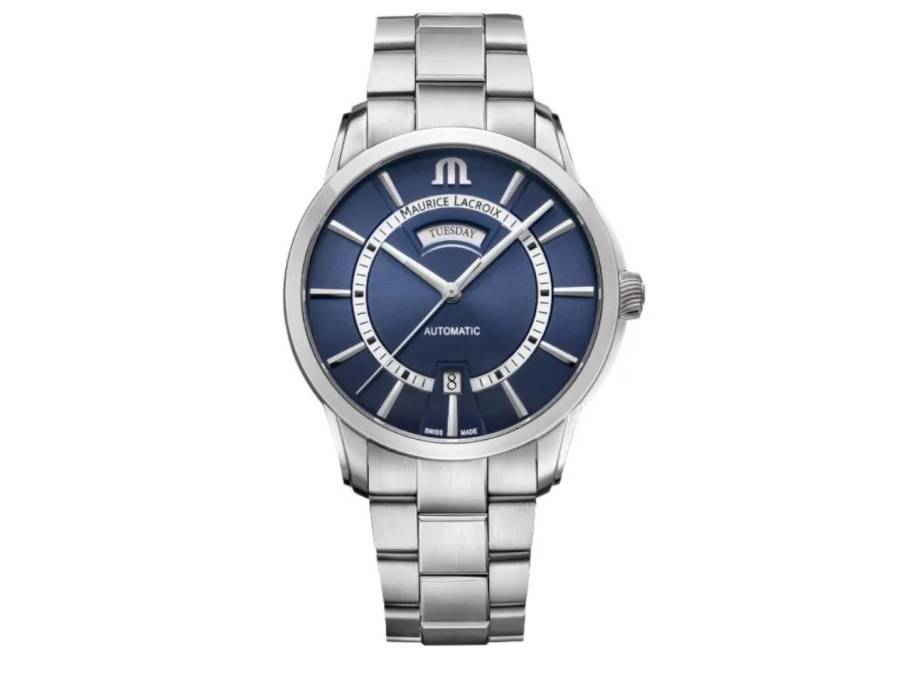 Pontos Day Date blau Metallband