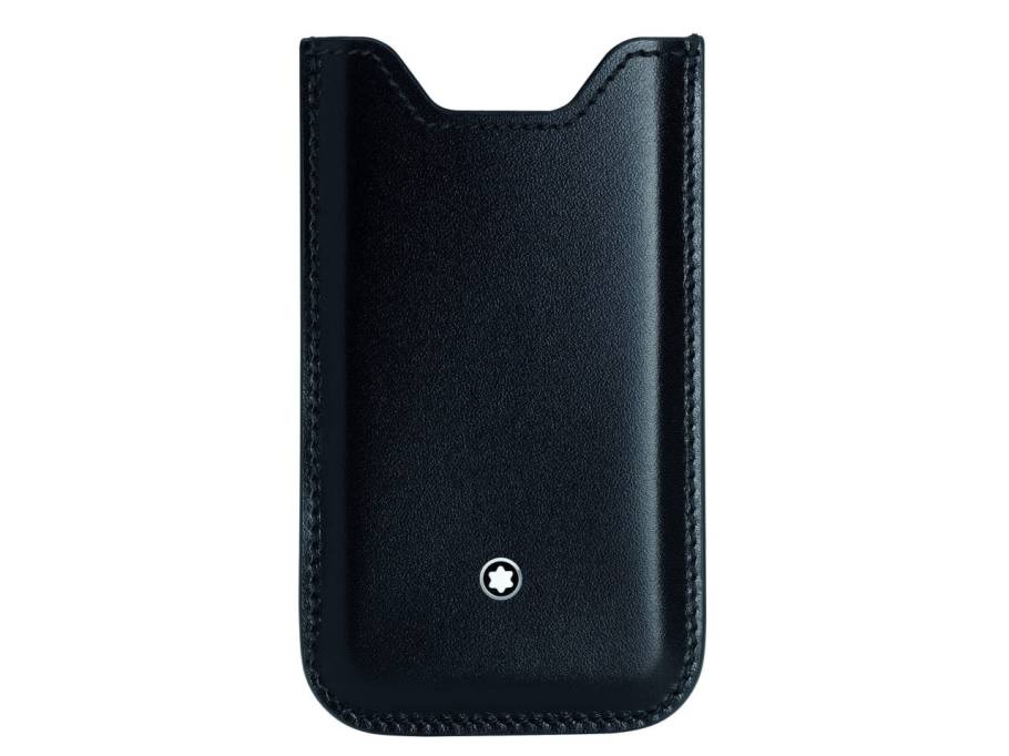 Leder-Etui für iPhone 5 SE schwarz