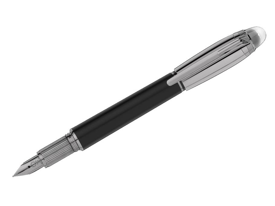 StarWalker Ultra Black Dou é Füllfederhalter Edelharz schwarz matt