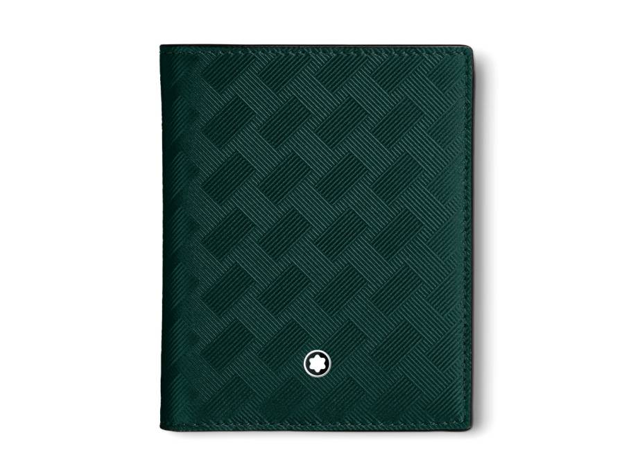 Meisterstück Extreme 3.0 Brieftasche kompakt 6 cc Leder Grün Knopfverschluss