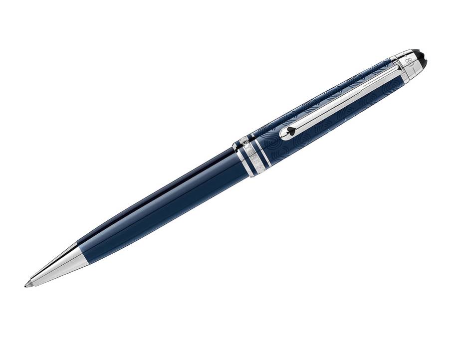 Around the World in 80 Days Classique Kugelschreiber blau