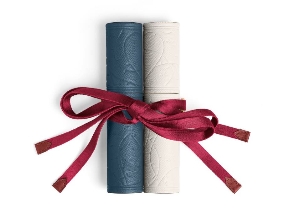 Meisterstück Romeo & Juliet Lederetui für 2 Schreibgeräte Blaugrün und Elfenbeinfarben limitiert