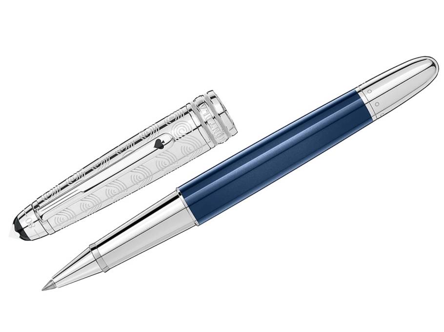Around the World in 80 Days Doué Classique Rollerball blau