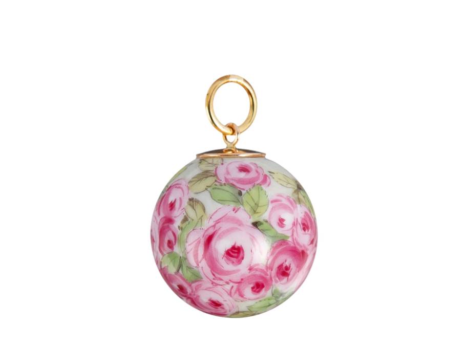 Boule Kugelanhänger "Rosengarten pink"