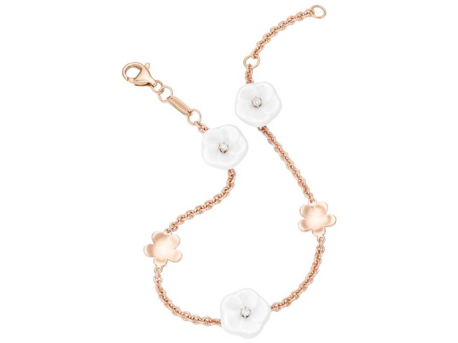 Blossom Blütenarmband Roségold mit Brillanten 