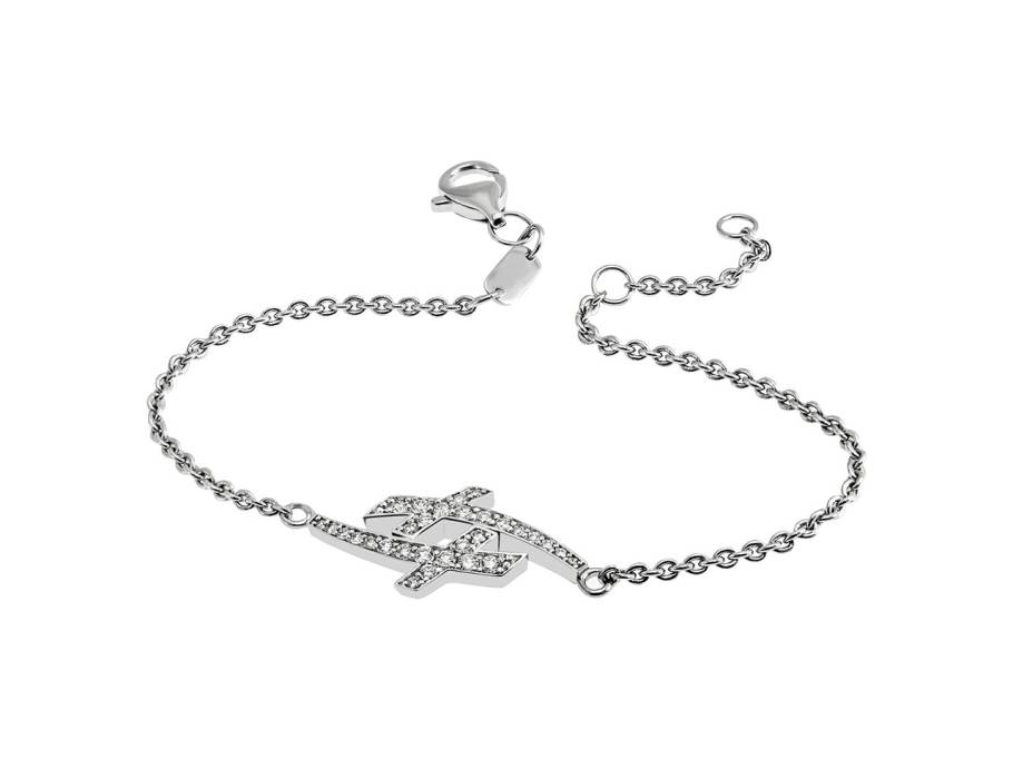 Swords Armband Weißgold mit Brillanten