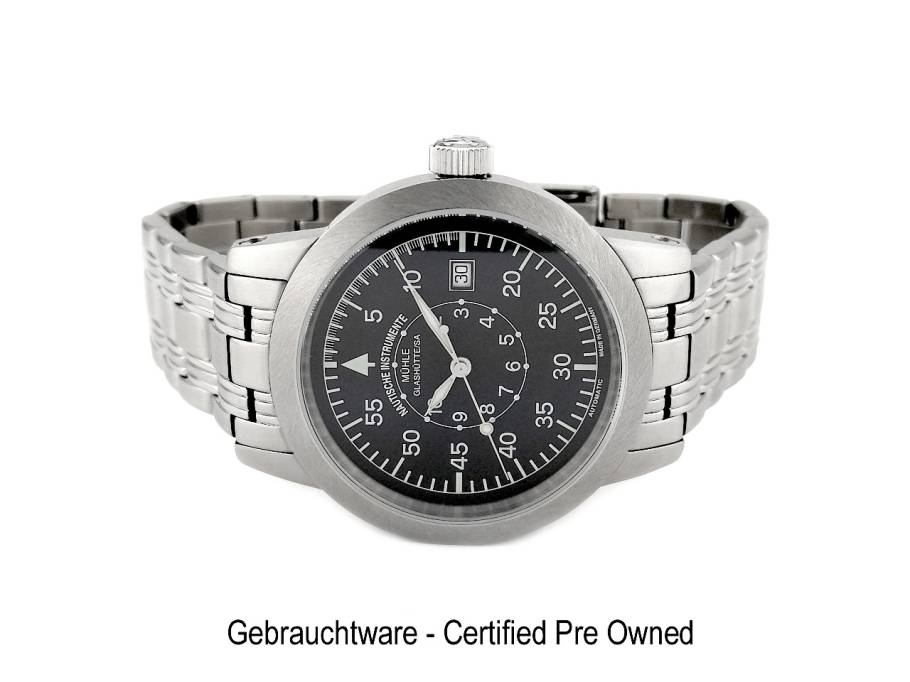 Big Sports M12 Rarität Automatik Edelstahl 42mm Metallband M1-26-33/4 MB Full Set Occasion